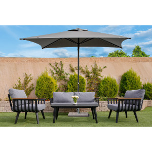 Zoom Ombrellone a palo centrale Trend 300x200 cm Made in Italy