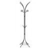 Attaccapanni a stelo pieghevole metallo nero 41x41x179 cm moderno