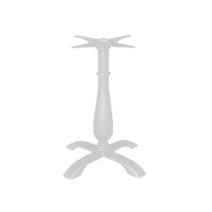 Base tavolo ghisa bianco 50x50xH72 cm robusta e stabile