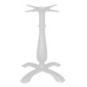 Base tavolo ghisa bianco 50x50xH72 cm robusta e stabile
