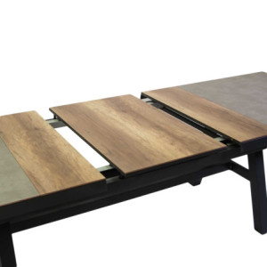 Zoom Tavolo alluminio Riverside allungabile antracite hpl cm 243/303x102h77