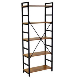 Zoom Scaffale metallo legno Achille 5 piani cm 60x28h151