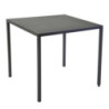 Tavolo metallo autolivellante New Elma antracite 80x80x75 robusto