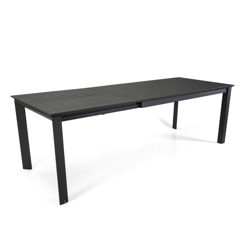 Tavolo alluminio El Paso allungabile antracite 160-240x90 cm giardino