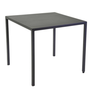 Zoom Tavolo metallo autolivellante New Elma antracite quadro cm 90x90h75