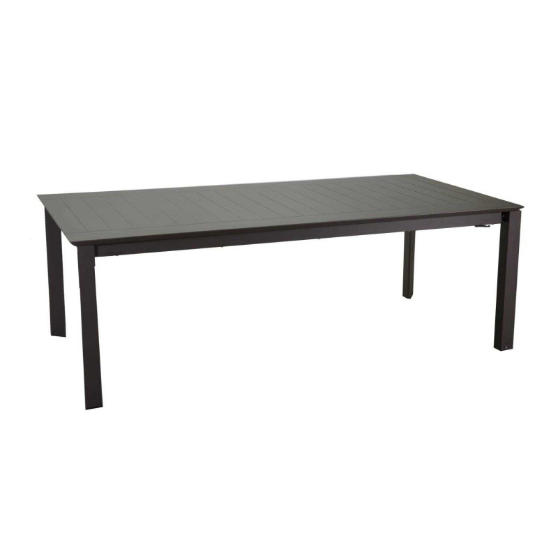 Tavolo alluminio El Paso allungabile marrone 160-240x90 cm