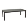 Tavolo alluminio El Paso allungabile marrone 160-240x90 cm