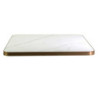 Top tavolo pietra sinterizzata marmo bianco oro 70x70 elegante