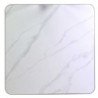 Top tavolo pietra sinterizzata marmo bianco oro 70x70 elegante