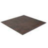 Top tavolo HPL corten quadro 69x69 cm resistente e moderno