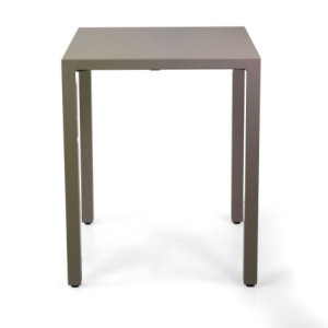 Zoom Tavolo alluminio regolabile Alma tortora quadro cm 60x60h75