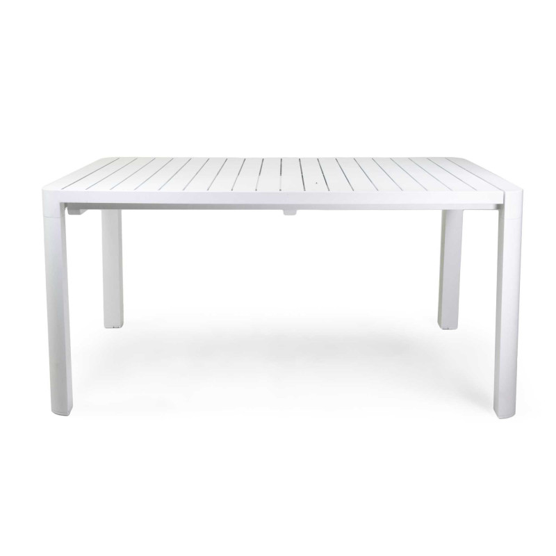 Tavolo alluminio Sullivan allungabile bianco 150-210x90 cm giardino