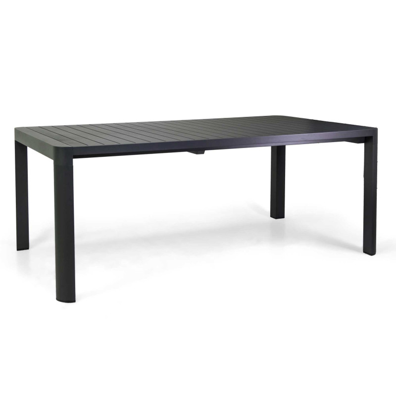 Tavolo alluminio Sullivan allungabile antracite 150-210x90 cm giardino