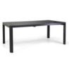Tavolo alluminio Sullivan allungabile antracite 150-210x90 cm giardino