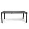 Tavolo alluminio Sullivan allungabile antracite 150-210x90 cm giardino