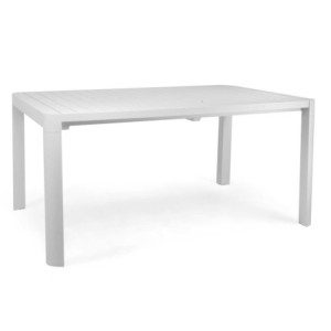 Zoom Tavolo alluminio Sullivan allungabile bianco cm 180/240x100h75