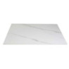Top tavolo pietra sinterizzata bianco quadro 70x70 cm resistente