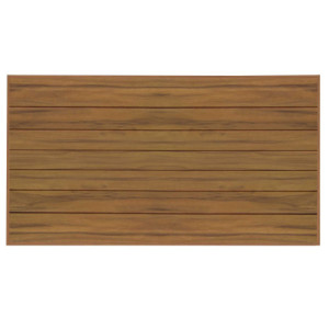 Zoom Tavolo alluminio Oakland effetto legno naturale rettangolare cm 260x100h73