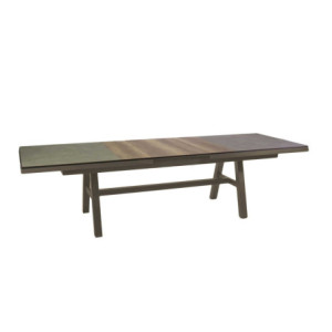 Zoom Tavolo alluminio Riverside allungabile tortora hpl cm 243/303x102h77