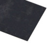 Top tavolo HPL effetto marmo nero quadro 79x79x1 elegante