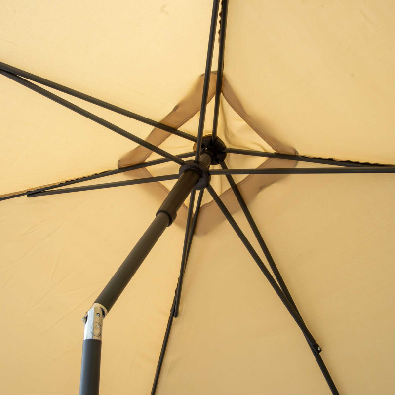 Ombrellone alluminio Arkansas 2x3 m palo centrale sabbia