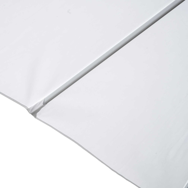 Ombrellone alluminio Utah bianco palo centrale 3x3 m da giardino