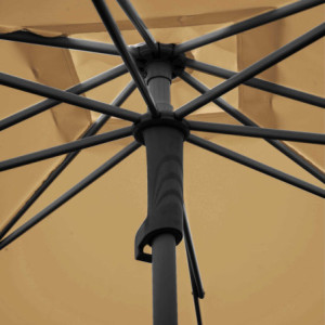 Zoom Ombrellone alluminio Arkansas sabbia palo centrale 2,1x2,1h2,5m (no base)