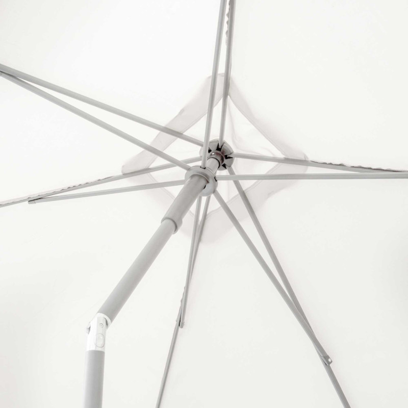 Ombrellone alluminio Arkansas 2x3 m palo centrale bianco