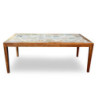 Tavolo legno con mosaico Miramar rettangolare 201x100h75