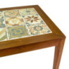 Tavolo legno mosaico Miramar quadro 80x80x75 cm giardino elegante