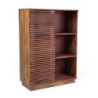 Mobile libreria legno Kerala naturale 90x45xH125 cm elegante