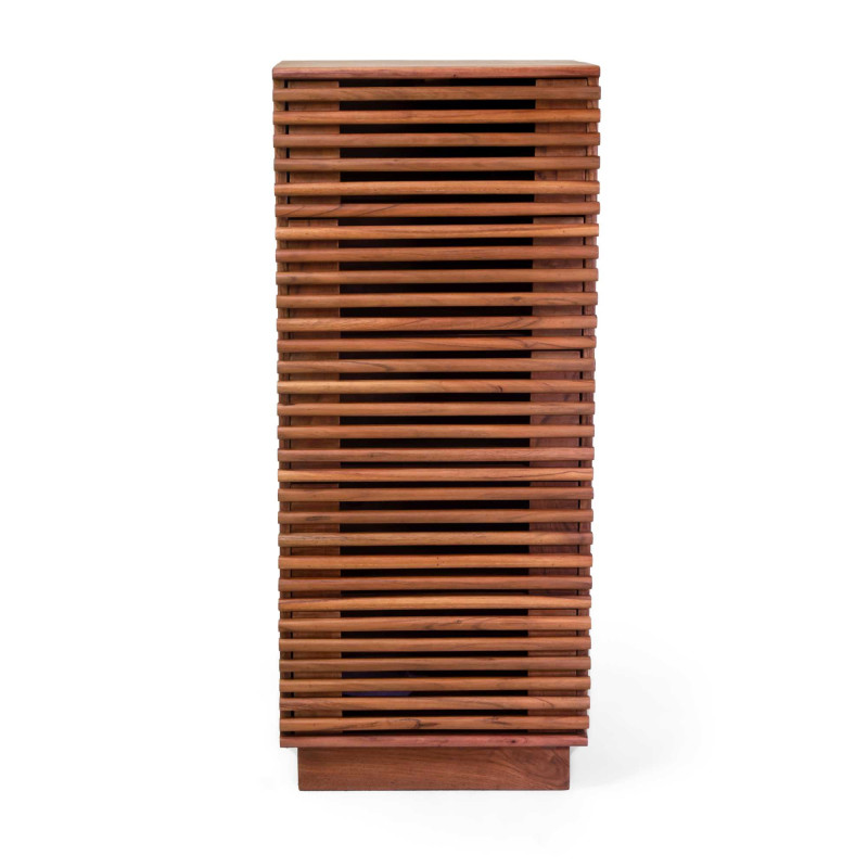 Mobile legno Kerala naturale 45x35xH105 cm credenza alta