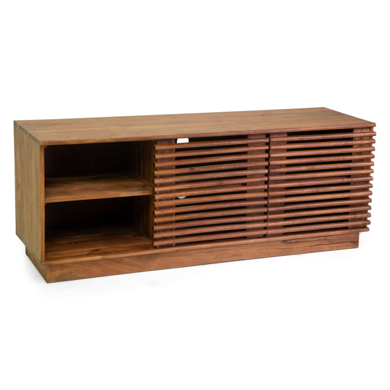 Mobile legno Kerala naturale 130x40xH50 cm madia elegante
