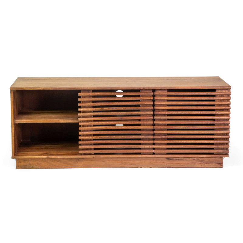 Mobile legno Kerala naturale 130x40xH50 cm madia elegante