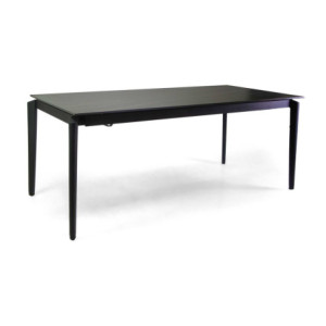 Zoom Tavolo metallo allungabile Rogers top pietra sinterizzata cm 180/240x90h75