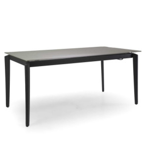 Zoom Tavolo metallo allungabile Rogers top pietra sinterizzata cm 180/240x90h75