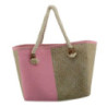 Borsa paglia Africa rosa elegante e capiente per l’estate