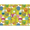 Scatola cartone 1/5 gufi 40,5x17x8 cm decorativa e pratica