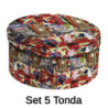 Scatola cartone 1/5 London 40,5x17x8 cm decorativa e pratica