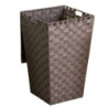 Cestone poliestere tortora quadro 33x33x53 cm contenitore pratico
