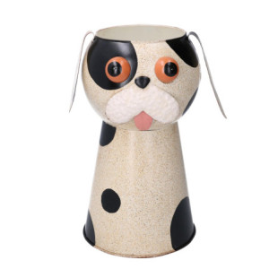 Zoom Portavaso latta cane maculato cm ø22h30