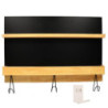 Lavagna con appendino legno 3 posti 60x40/47x8 cm pratica
