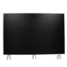 Lavagna con appendino legno 3 posti 60x40/47x8 cm pratica