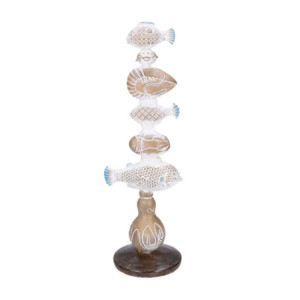Decorazione mare resina naturale 14x13,5x45,5 cm design marino