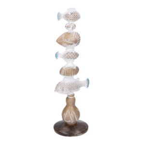 Zoom Decorazione mare resina naturale cm 14x13,5h45,5