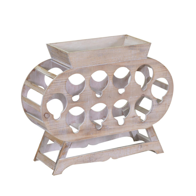 Portabottiglie Legno 10 Posti 59x19x48 cm – Eleganza e praticità vino