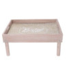 Vassoio Tavolino Legno Naturale 40x30x6/18 cm – Versatilità e stile