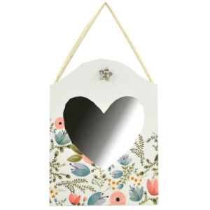 Specchio Spring cuore 25x34 cm decorativo romantico camera