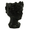 Portavaso Nero H16cm Resina | Levante Shop