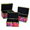 Baule ecopelle multicolor set 1-3 grande 64,5×40×h35 cm — levanteshop.it